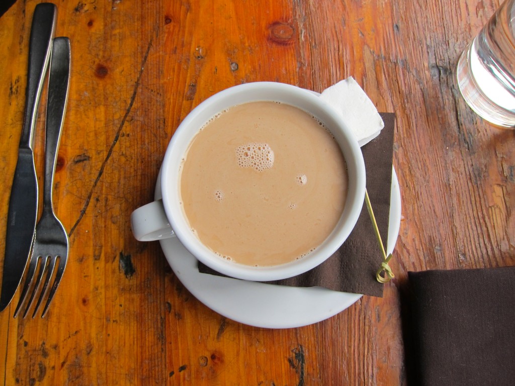 Malted Milk Hot Chocolate at Mindy's 