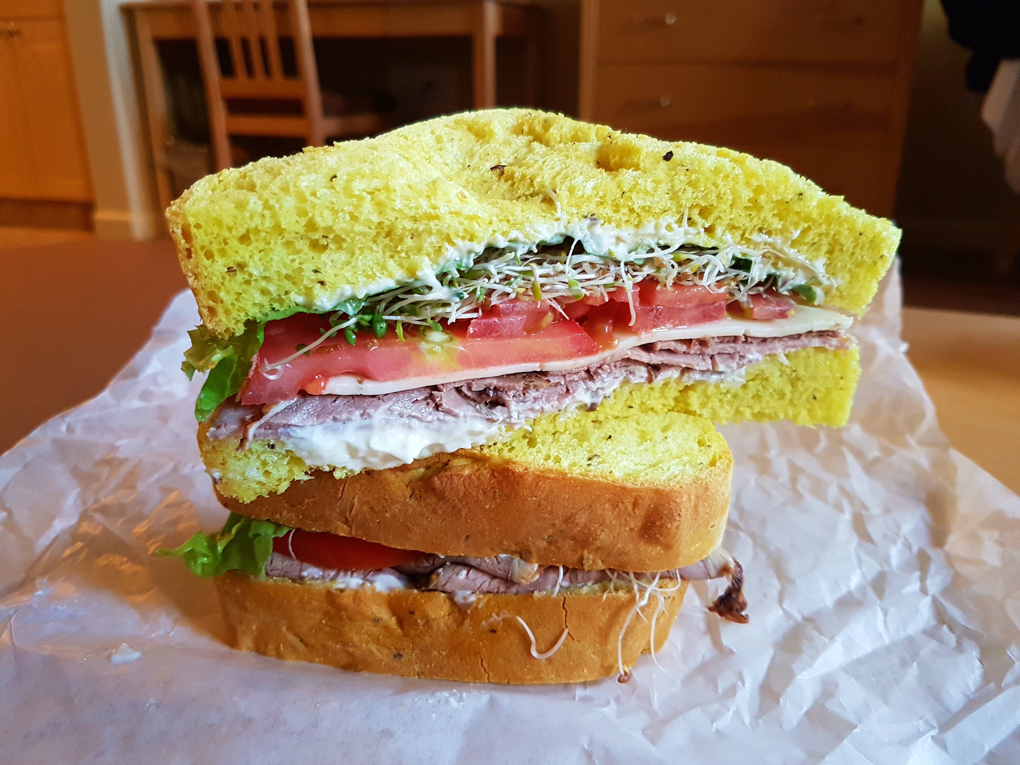 Mitchell's Sandwich on Sunshine Bread